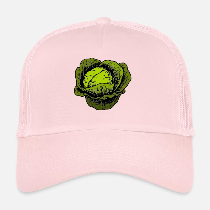 chou - Casquette trucker  - rose pâle