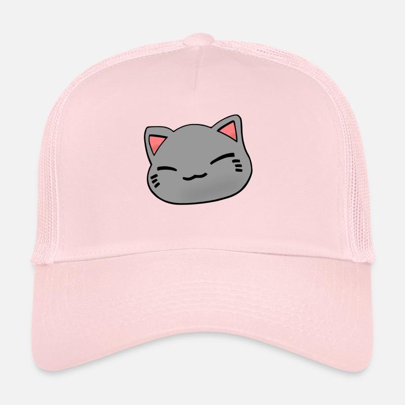 Nemuri Neko, Schlafende Katze, grau Trucker Cap