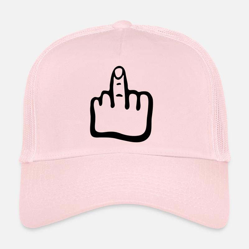 finger hand g1 Trucker Cap