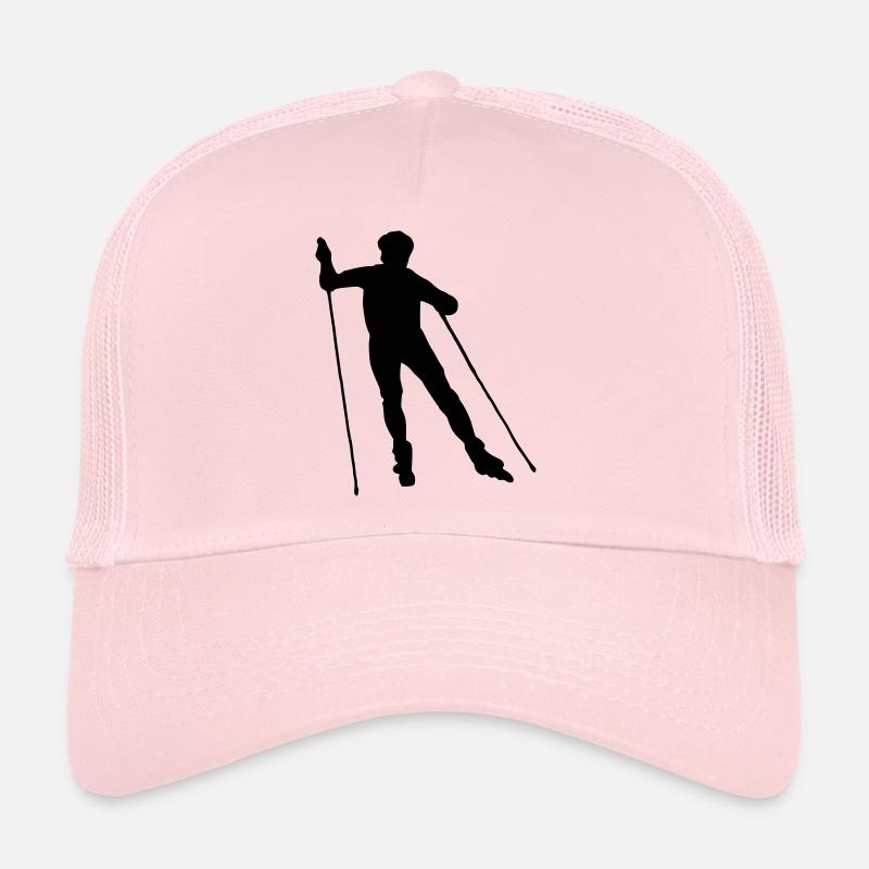 nordic skating Trucker Cap