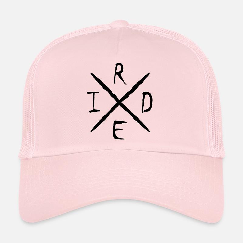 ride cross - Trucker Cap - Hellrosa