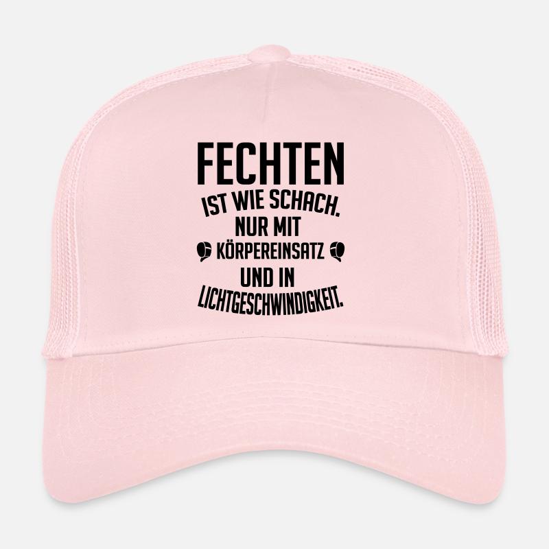 Fechten ist wie Schach Trucker Cap