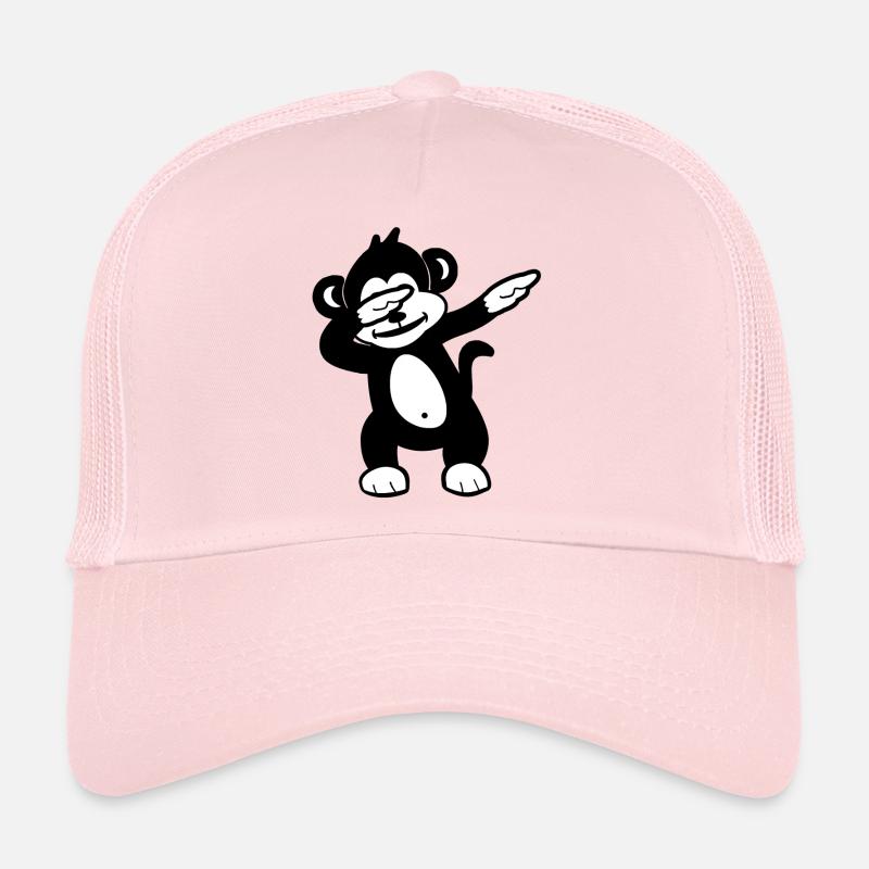 Gribouillis Clin d’Œil Panda Monochrome Casquette trucker 