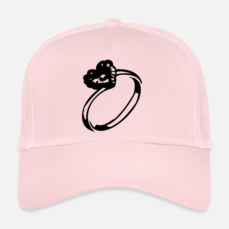 Herz-Diamant-Ring Trucker Cap