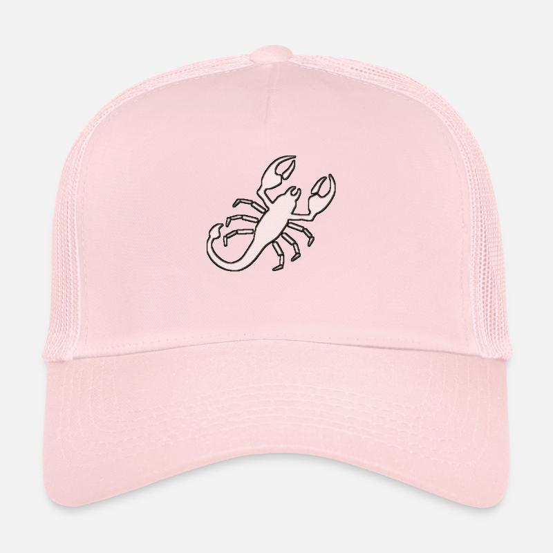 Scorpion - Trucker Cap - pale pink