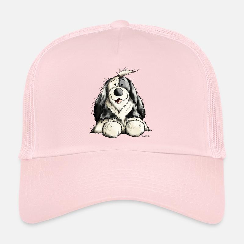 Old English Sheepdog Trucker Cap