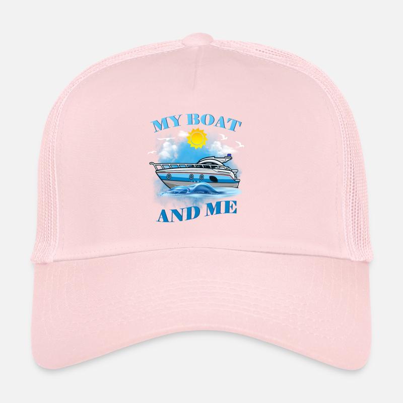 Mon bateau et moi Casquette trucker 