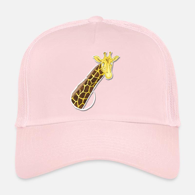 the looking giraffe Trucker Cap