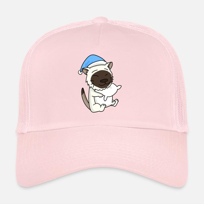 Chat race de chat Birmanie Casquette trucker 
