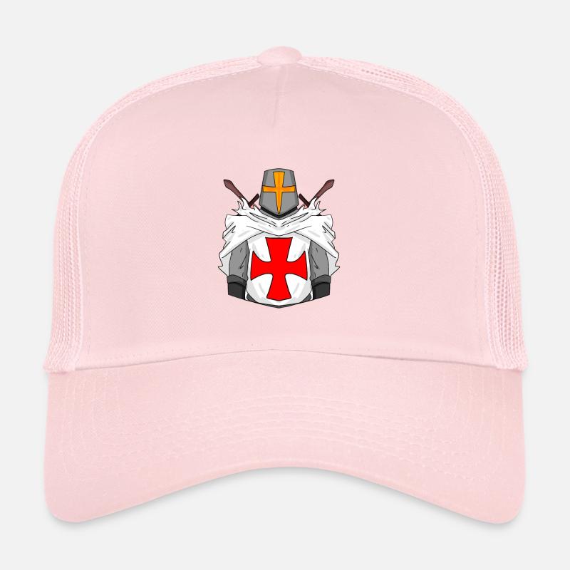 Templar Sword Cross Trucker Cap