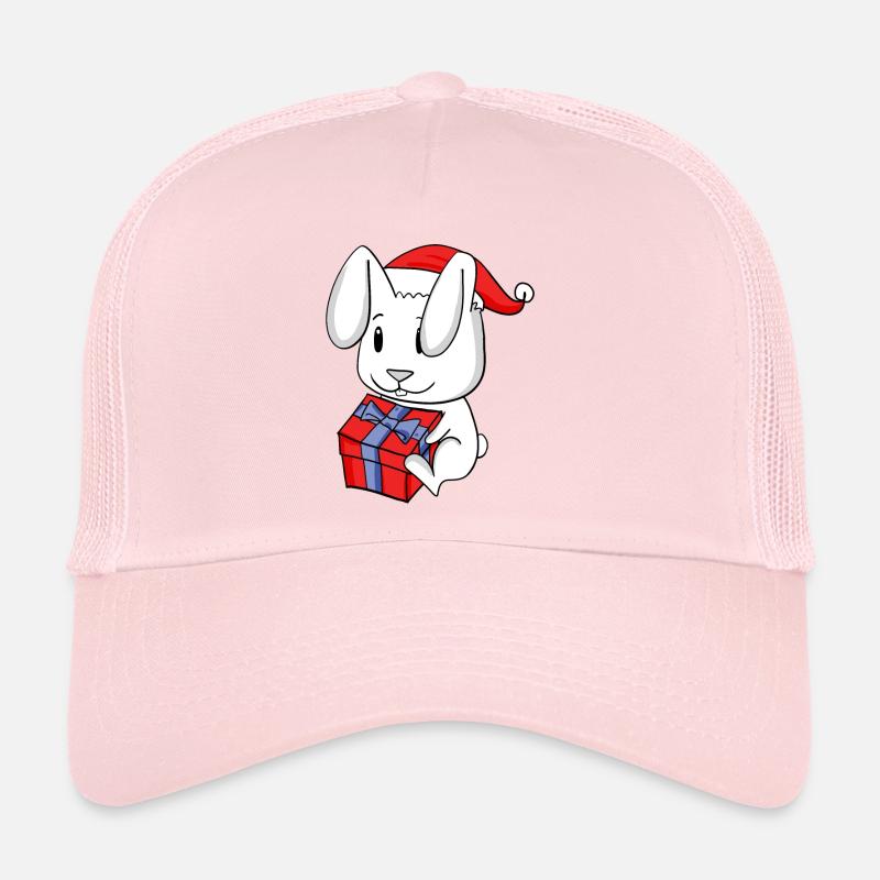 Christmas Baby with Gift - Rabbit Trucker Cap