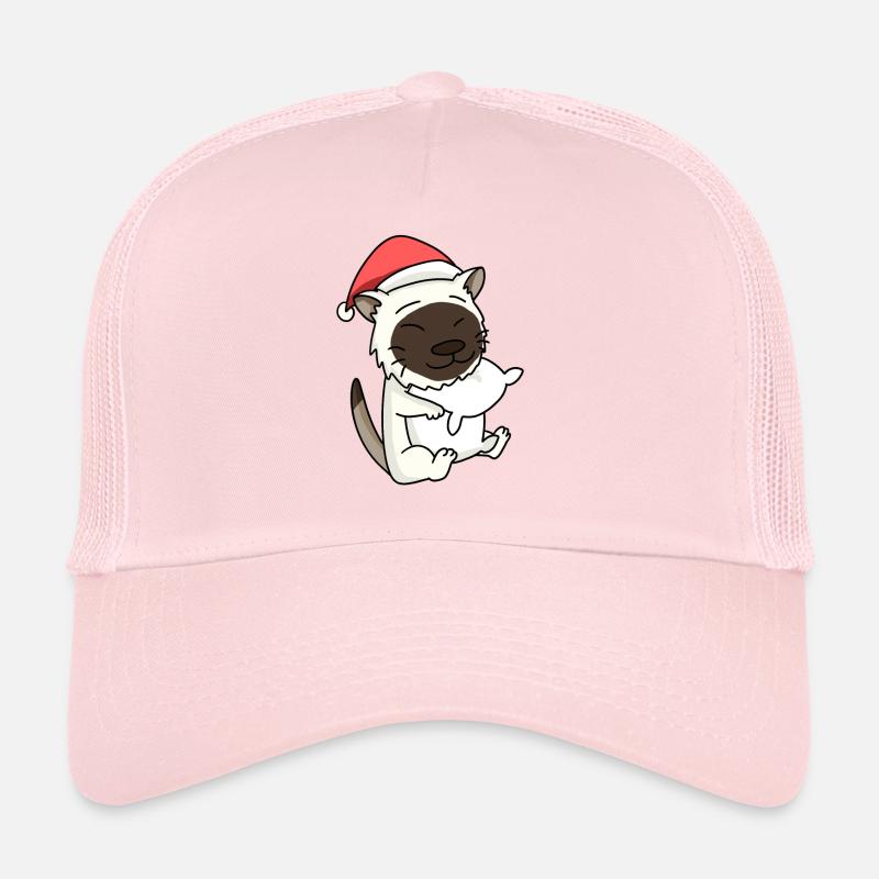 Cat, Cute, Birman, Cat, Tired, Christmas Trucker Cap