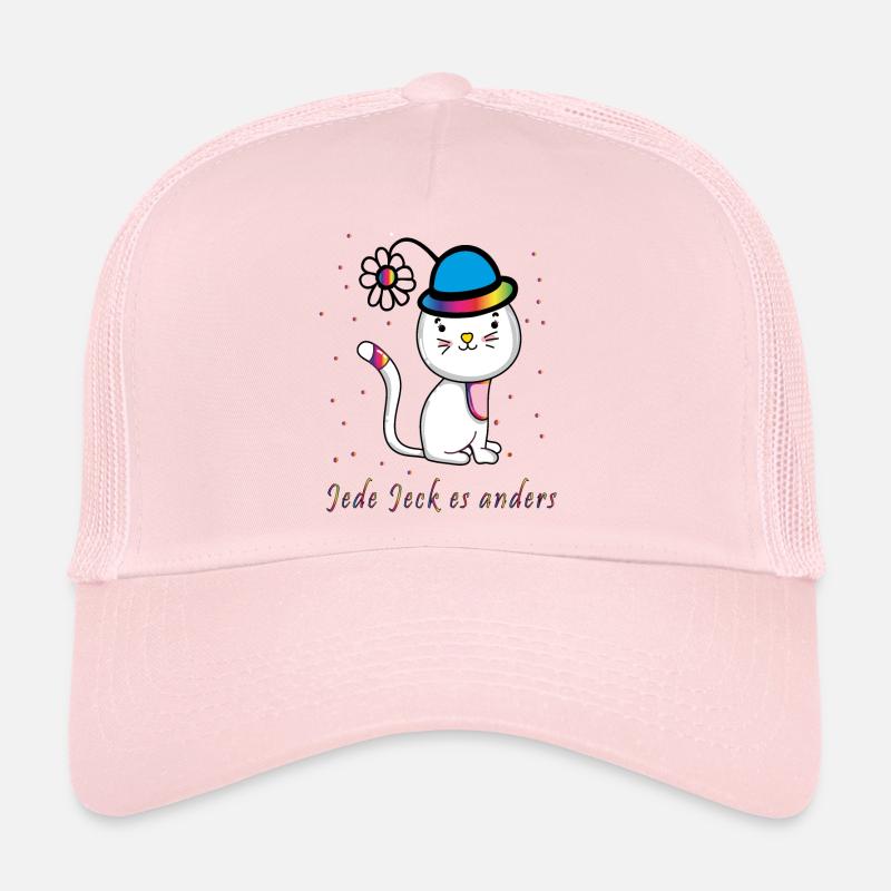 chaque jeck c’est différent confettis de carnaval Casquette trucker 