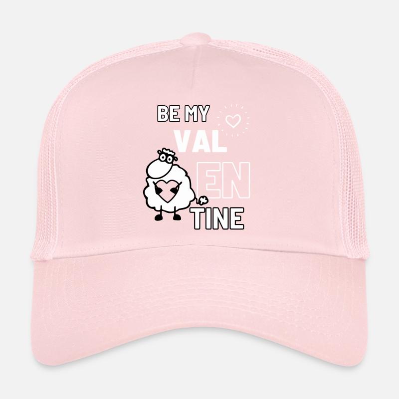 Valentin-Schaf - Trucker Cap - Hellrosa