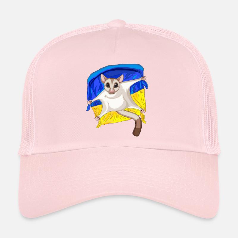Mignon planeur à sucre avec drapeau ukrainien Casquette trucker 