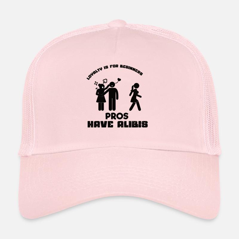 Relation drôle Design alibis professionnel Casquette trucker 