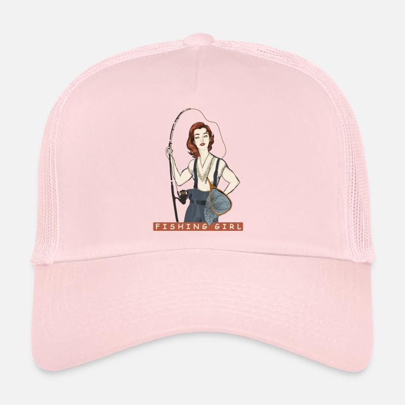 Mädchen beim Angeln Trucker Cap