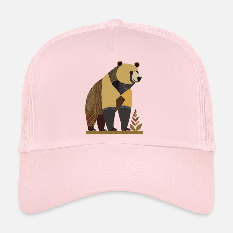 Bear, Brown Bear Trucker Cap