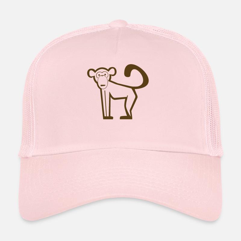 Monkey, Primates, Evolution, Icon, Zoo, Circus Trucker Cap