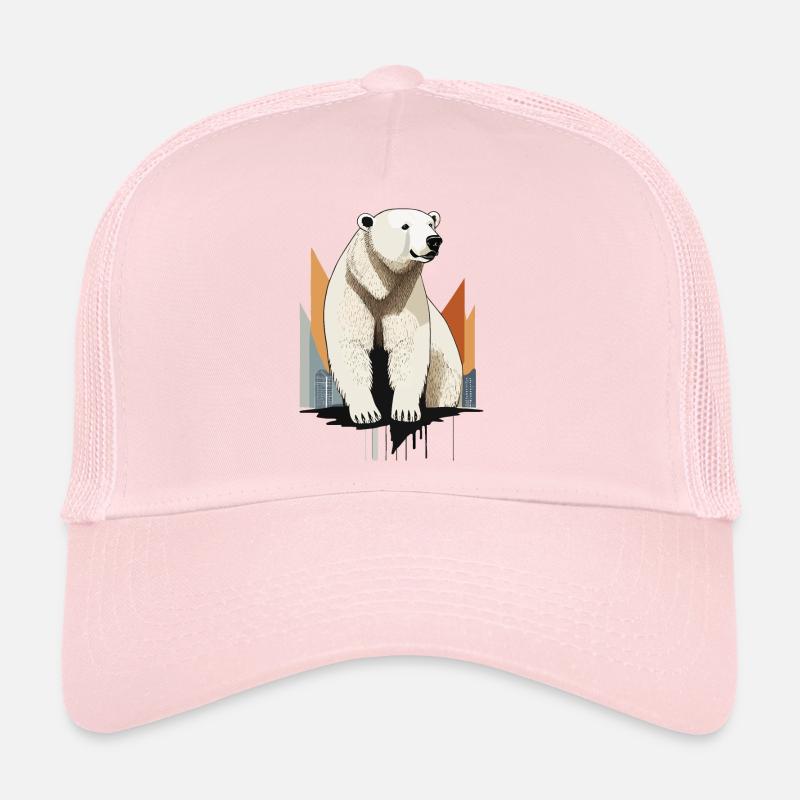 Eisbär, Nordpol, Eisberg, Winter Trucker Cap