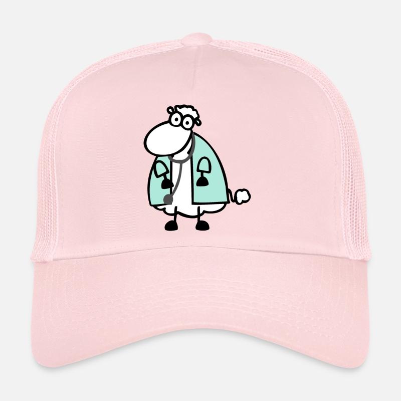 Arztschaf 2 - Trucker Cap - Hellrosa