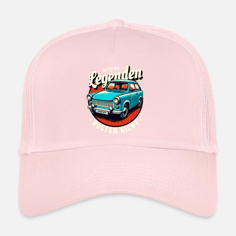 Ostalgie Legende Rennpappe  Trabi DDR Retro Trucker Cap