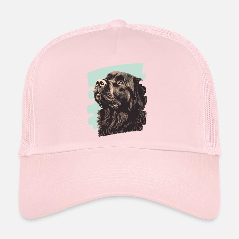 Terre-Neuve - Casquette trucker  - rose pâle