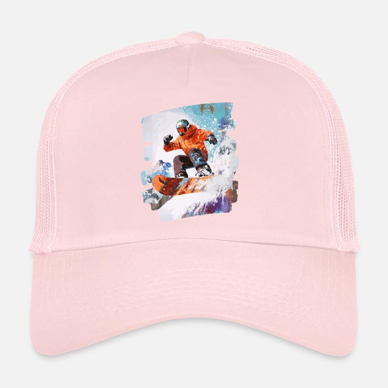 Snowboarder poudreuse Casquette trucker 