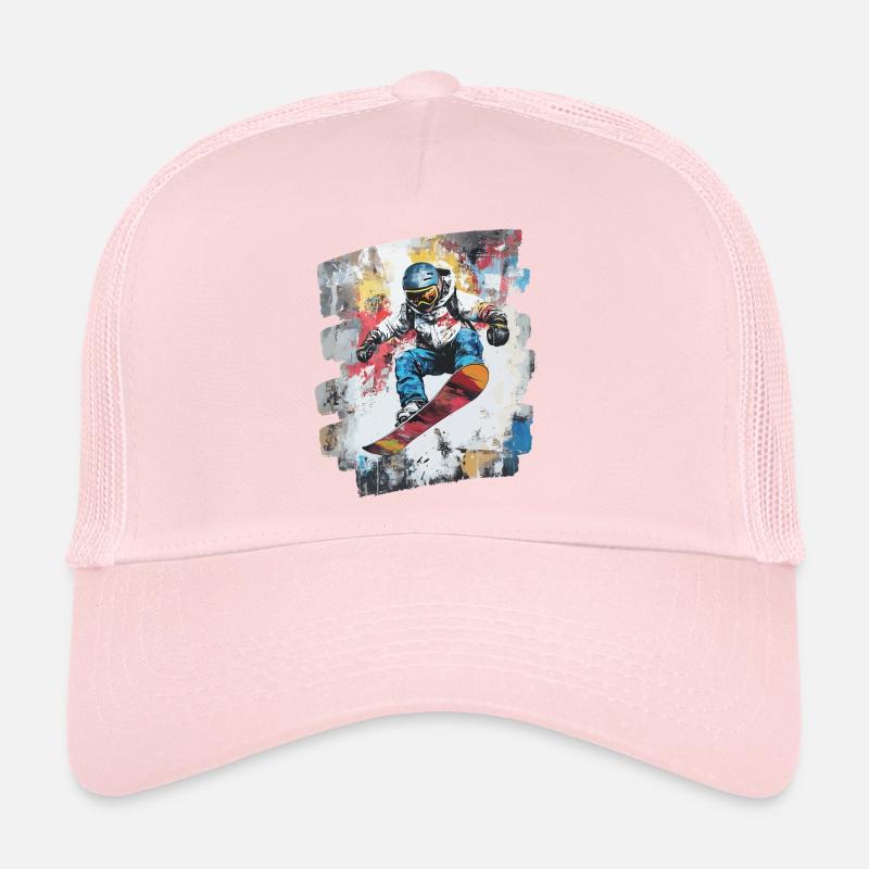 Snowboarder poudreuse Casquette trucker 
