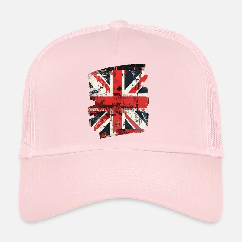 Drapeau de la Grande-Bretagne Angleterre Union Jack Casquette trucker 