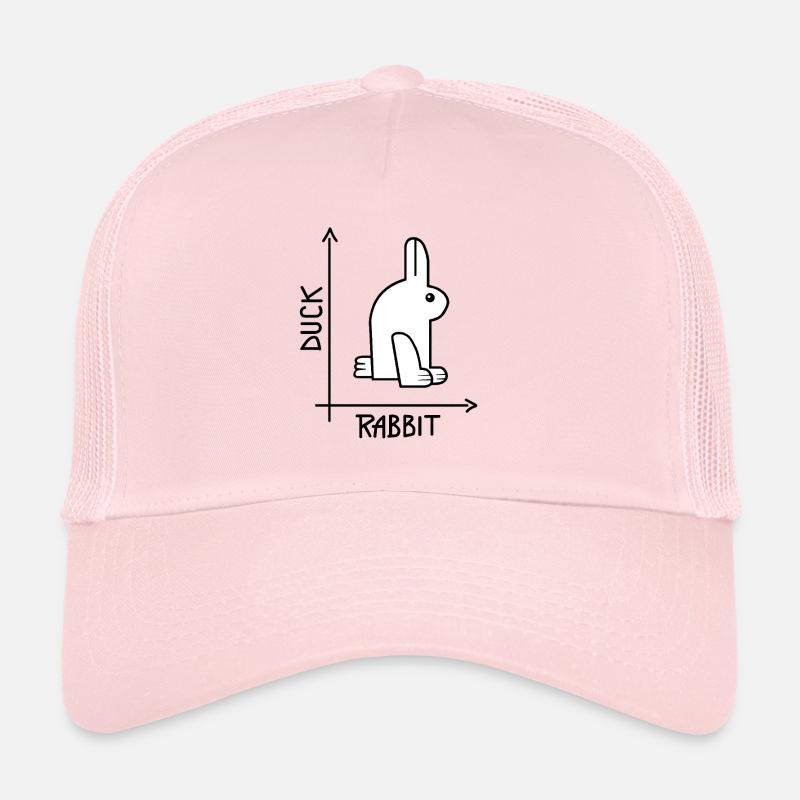 Duck or rabbit Optical Illusion Trucker Cap