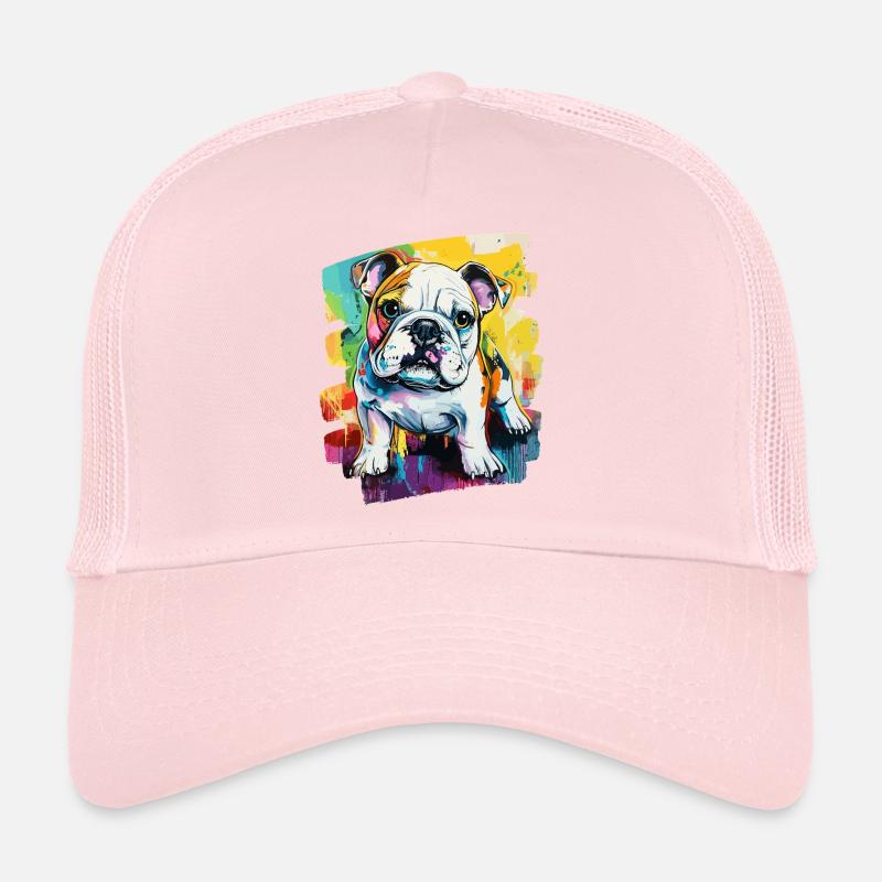 Chien de combat Bulldog Casquette trucker 