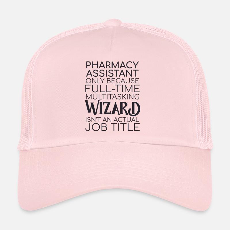 Pharmacy assistant Wizard Trucker Cap