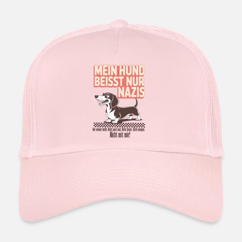 Mein Dackel beisst nur Nazis Trucker Cap