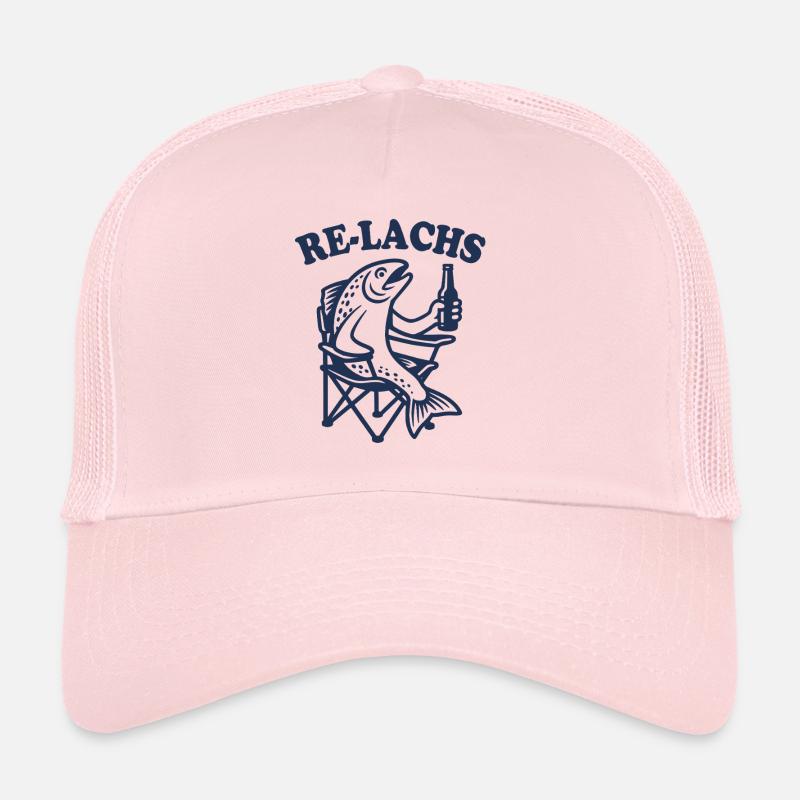 Re-Lachs Relax - Fisch - Angler Geschenk Trucker Cap
