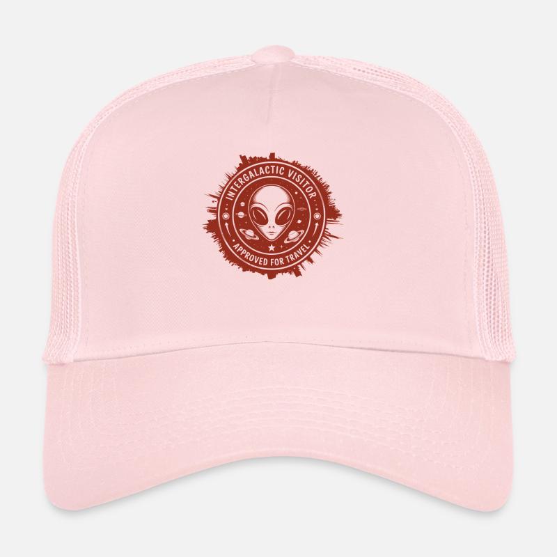 Visiteur intergalactique – Conception de timbres depuis l’espace Casquette trucker 