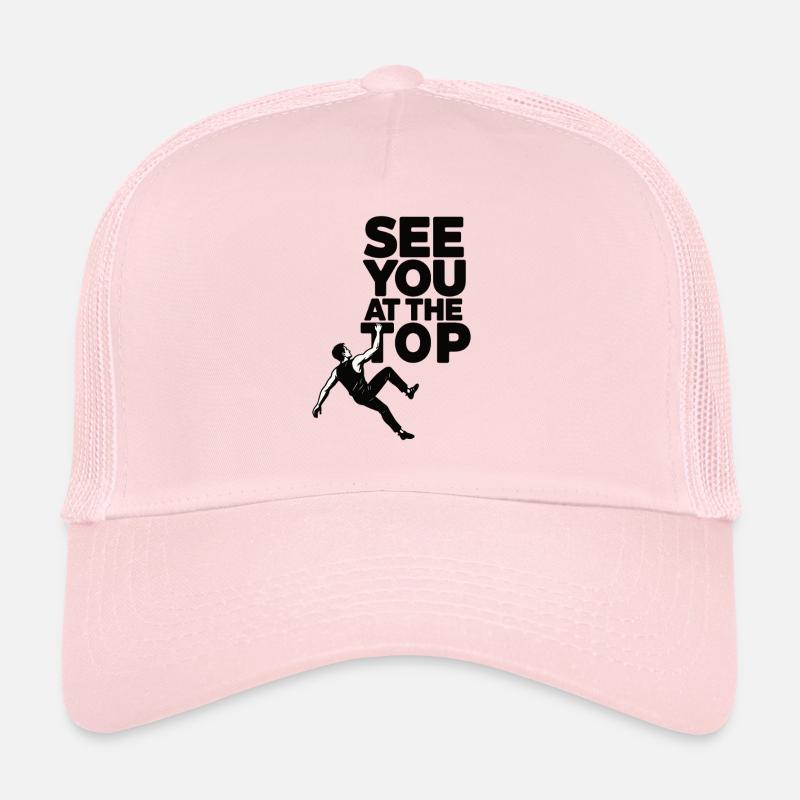See You at the Top – Kletter‑Motivation Trucker Cap