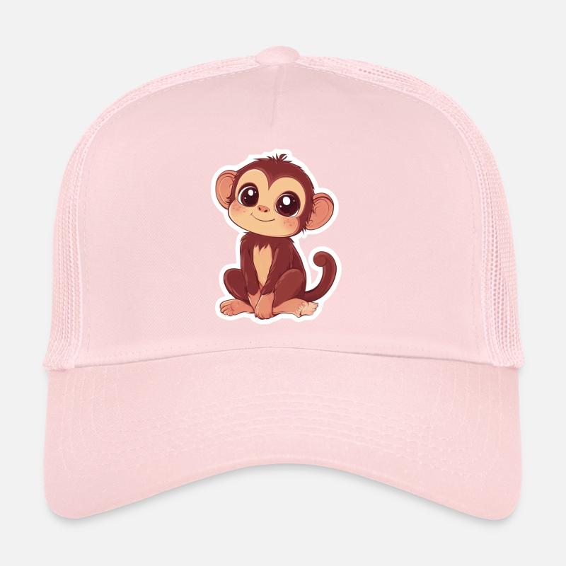 Süsser Affe Süsses Äffchen Geschenk für Affenfans Trucker Cap