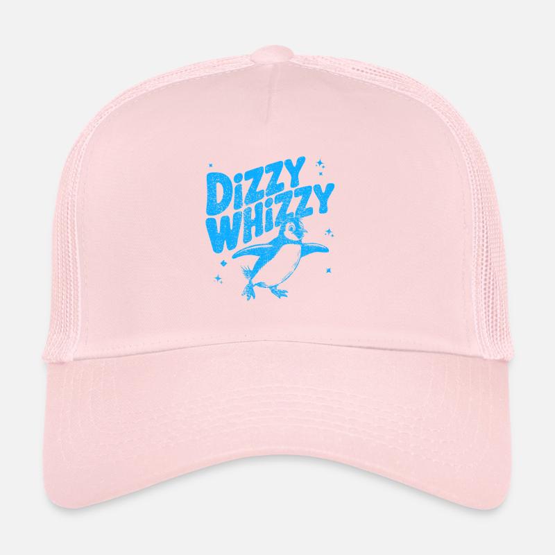 Dizzy Whizzy penguin Illustration Trucker Cap