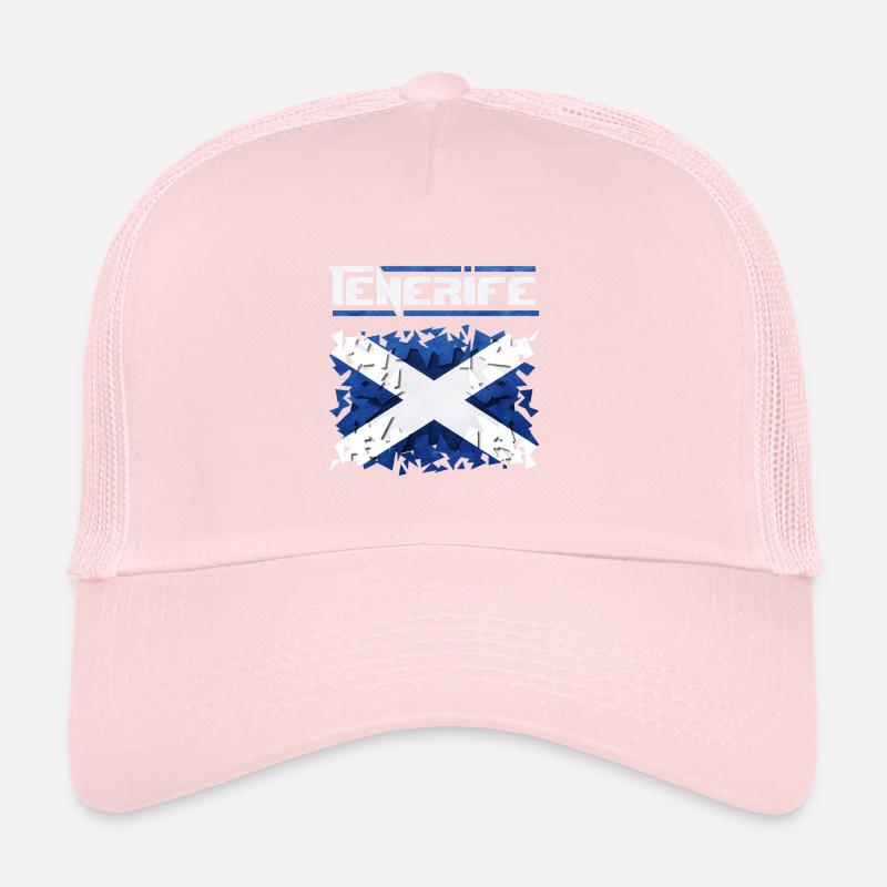 Tenerife Flag Design on Mutation Trucker Cap