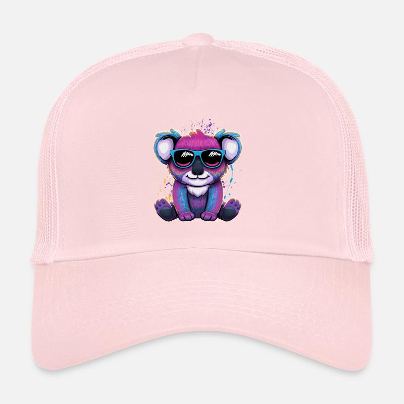 Australia Bamboo Eater Marsupial Koala Trucker Cap
