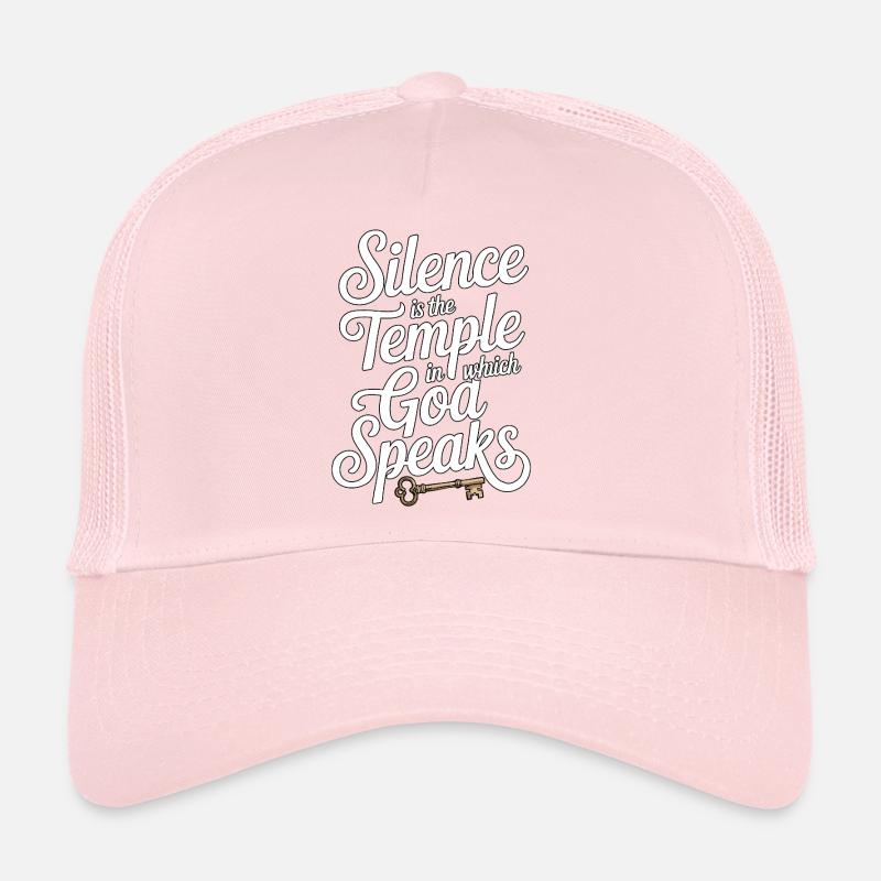 Silence – Dieu parle Design Casquette trucker 