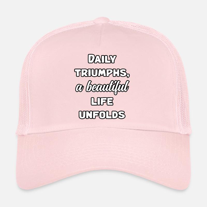 Triomphes quotidiens, une belle vie dévoile l’art Casquette trucker 
