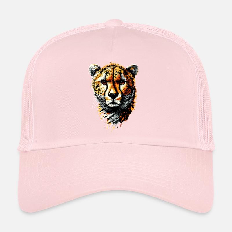 Cheetah Cheetah Big Cat Cat Lover Cheetah Trucker Cap