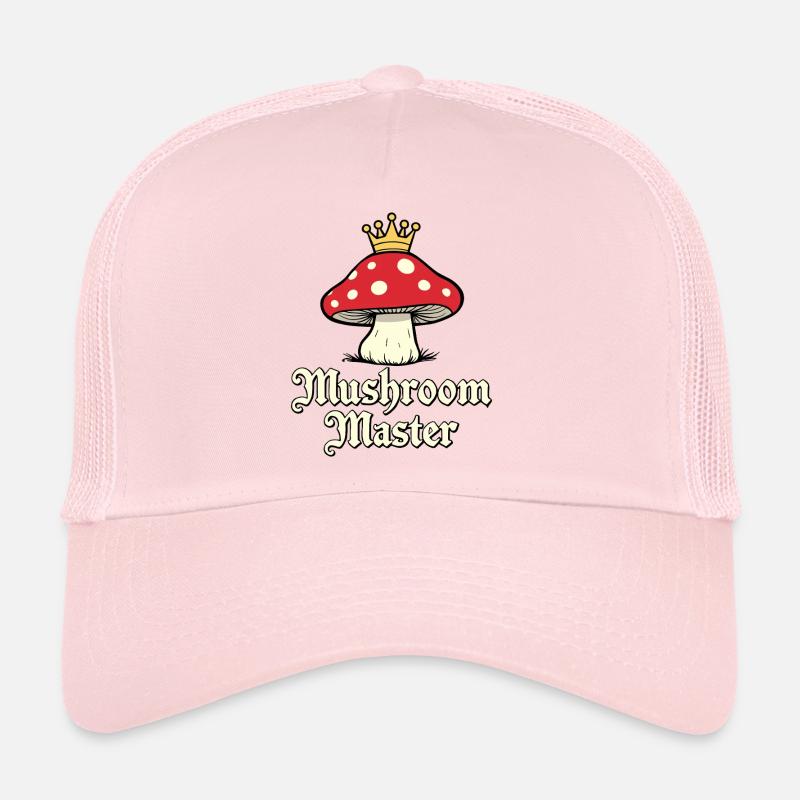 Mushroom Master - Sort de Roi des Champignons Casquette trucker 