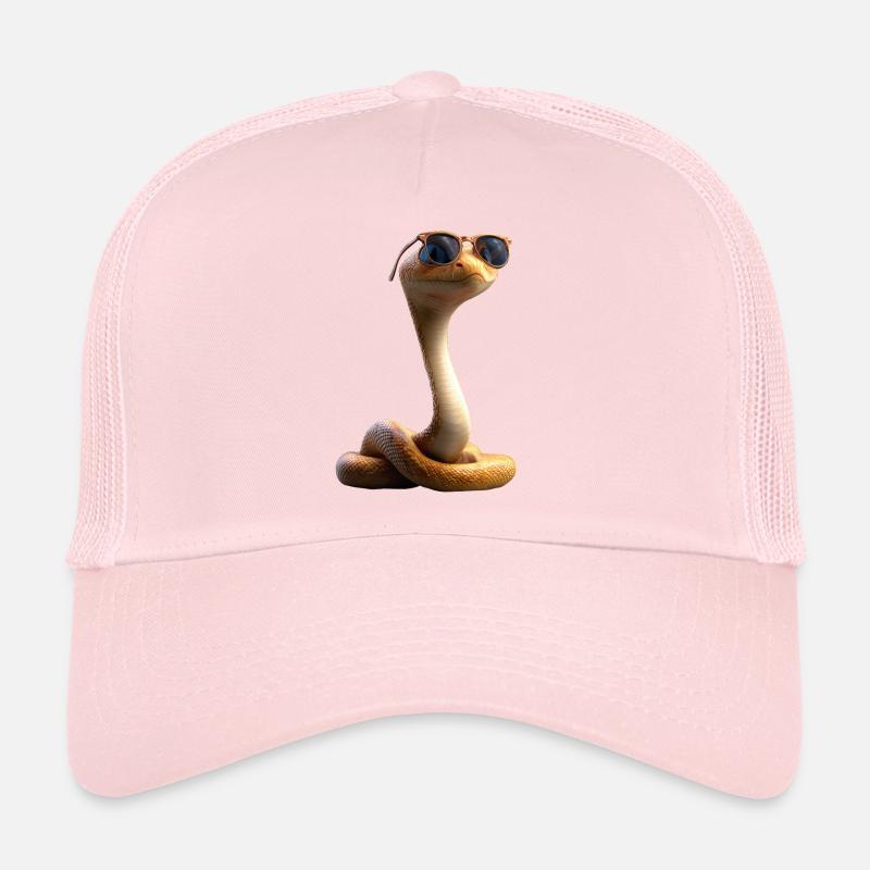 serpent, python, cobra, serpent à sonnettes, serpents Casquette trucker 