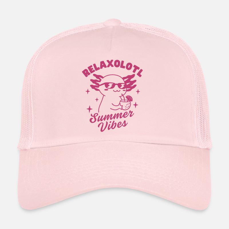 Relaxolotl Ambiance estivale Casquette trucker 