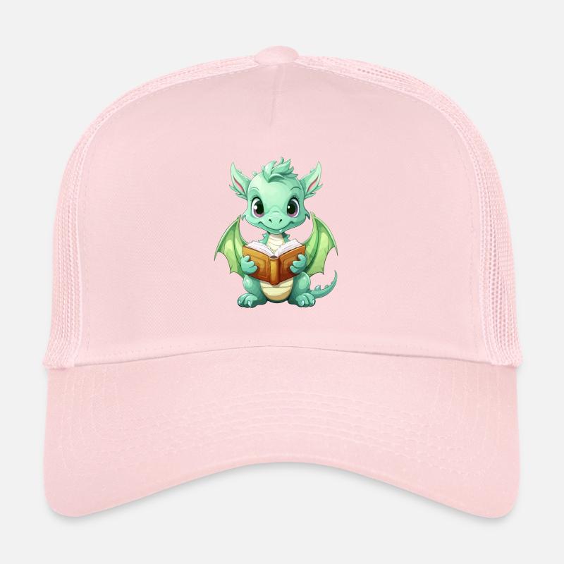 Doodle dragon avec livre Casquette trucker 