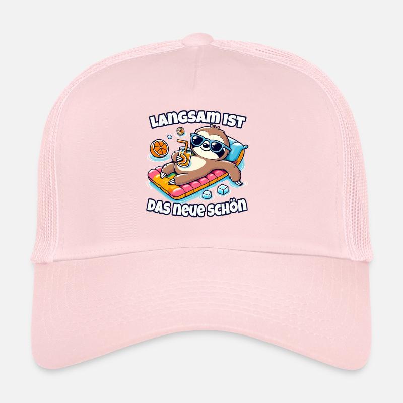 Chemise de conception de relaxation de paresseux drôle Casquette trucker 