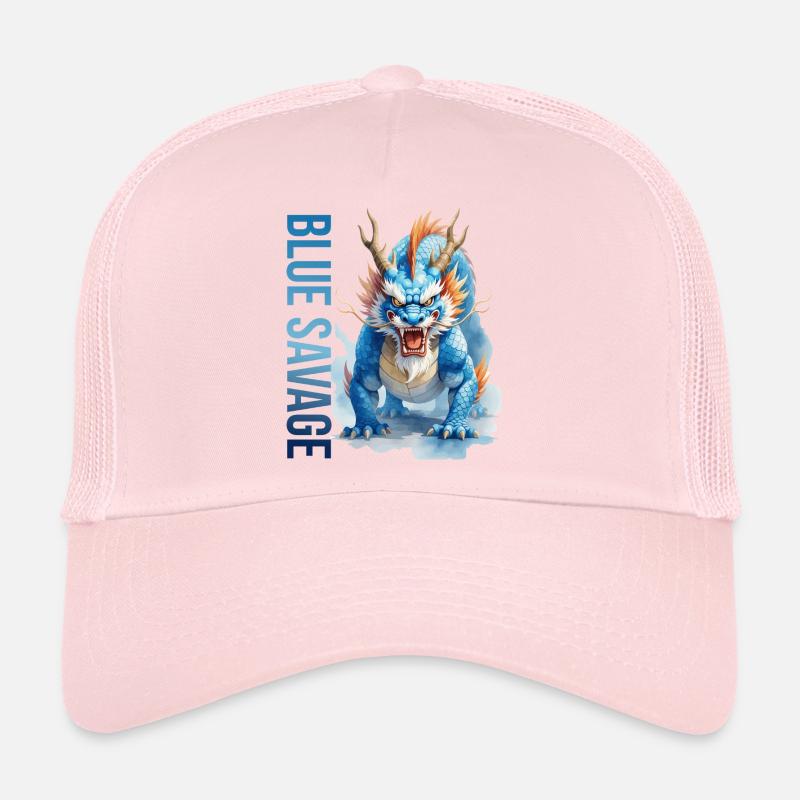 MAJESTÄTISCHER BLAUER DRACHE Trucker Cap